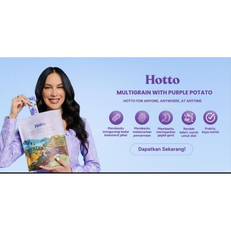 

HOTTO PURTO Multigrain With Purple potato 1 pouch isi 16 Sachet.