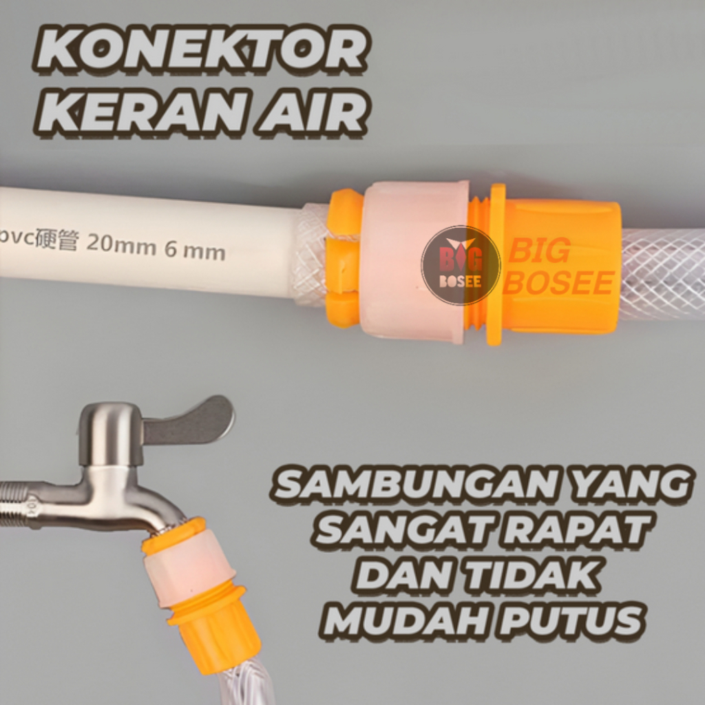Konektor Selang Air Sambungan Keran Fleksibel Adaptor Sambungan Keran Air