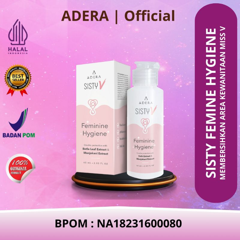 ADERA Sisty V Feminine Hygiene Sabun Pembersih Area Kewanitaan