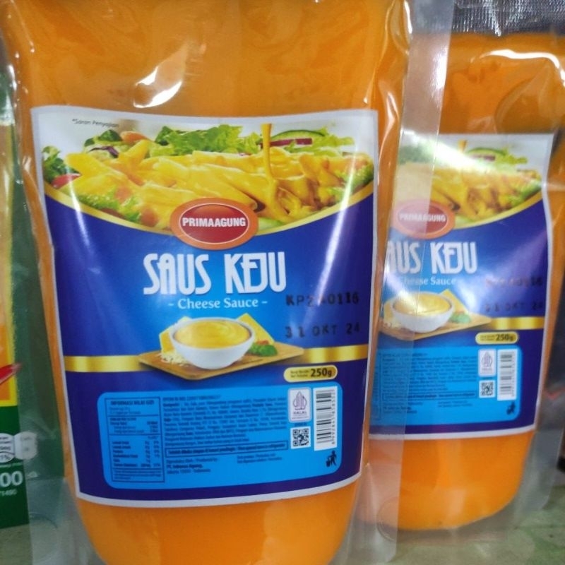 

Saus Keju Prima Agung 250gr / Cheese Sauce Prima Agung / Saos Keju