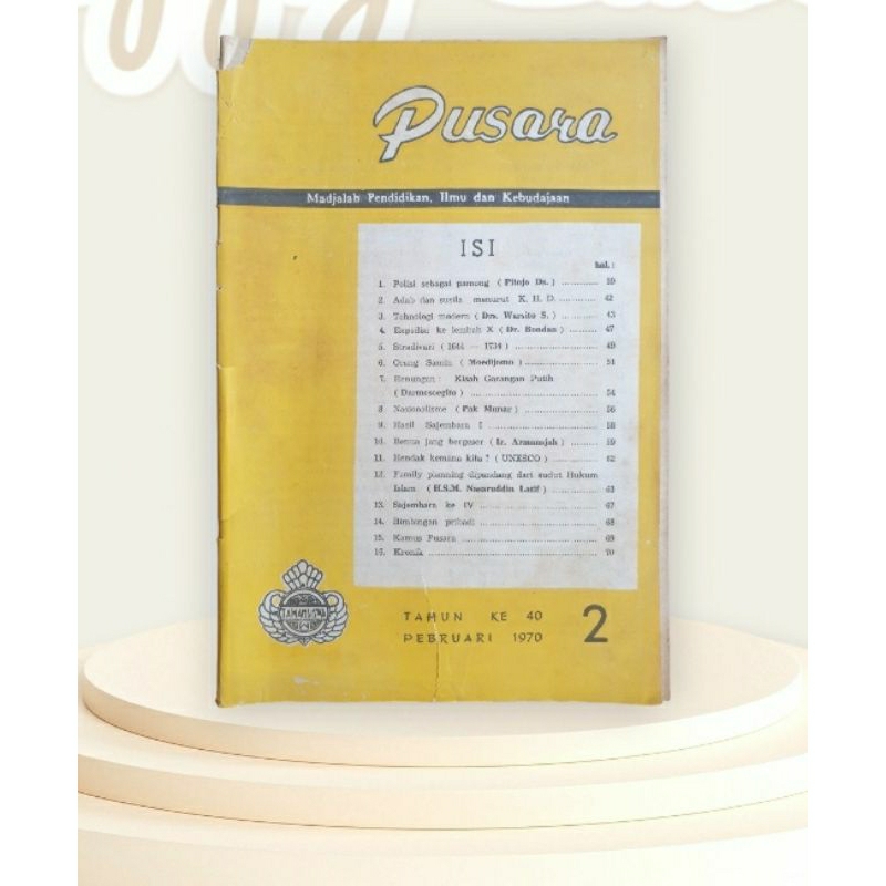 Madjalah PUSARA Tahun 1970