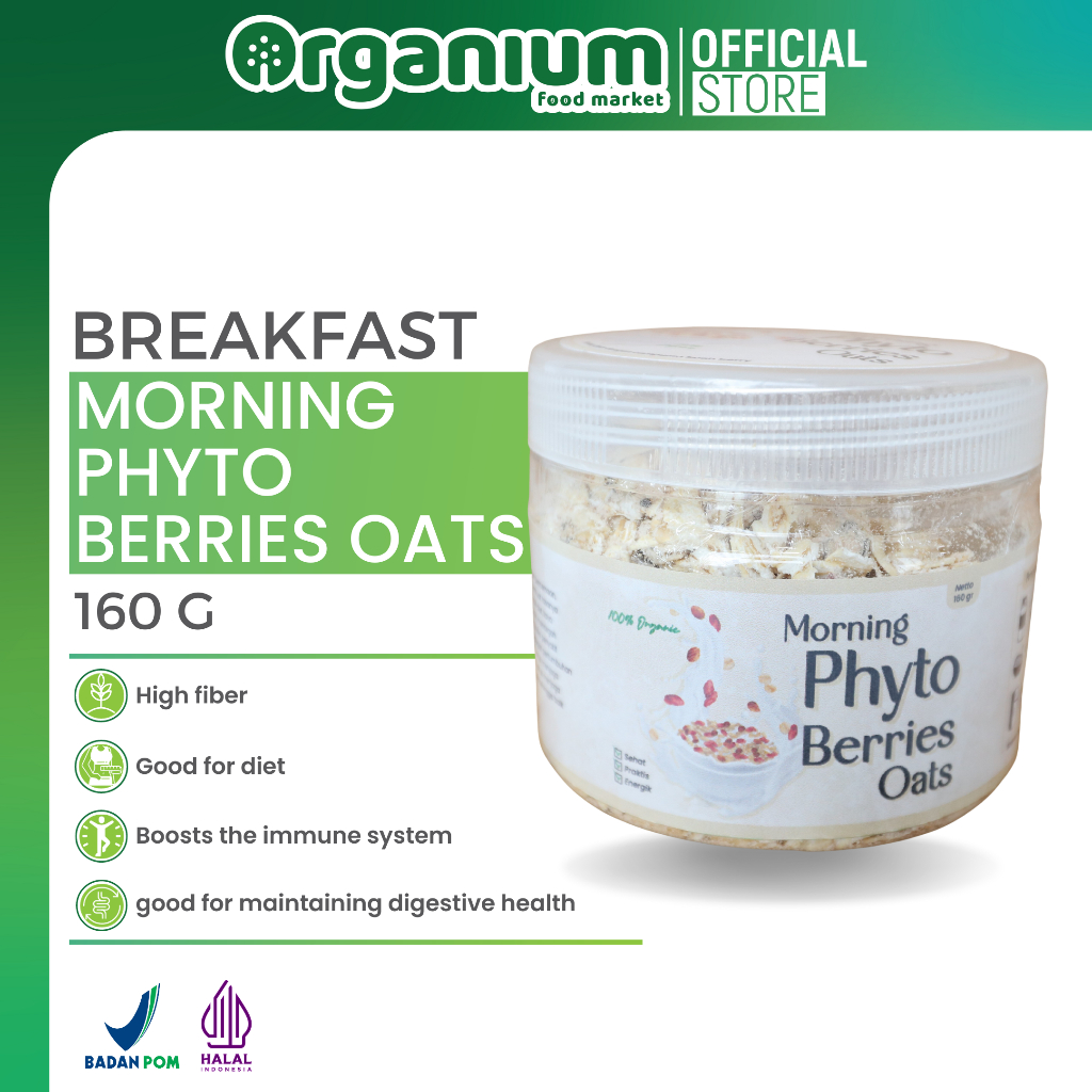 

Phyto Organic Morning Phyto Berries Oats 160g