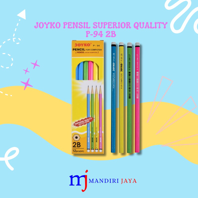 

PENSIL JOYKO 2B SUPERIOR QUALITY P-94 (PCS)