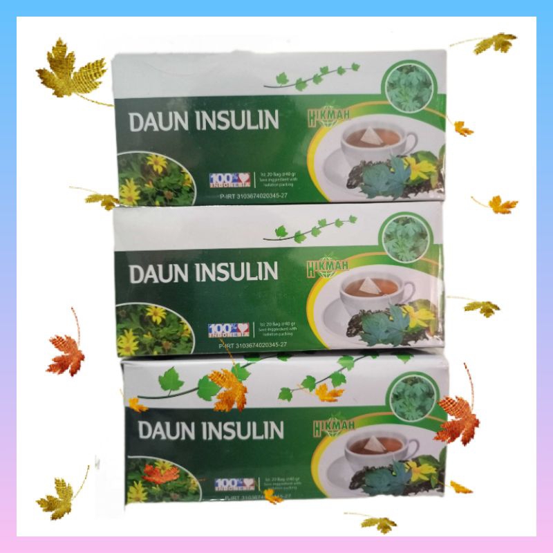 

Teh Celup Daun Insulin Hikmah - Menurunkan Kadar Gula Darah / Diabetes, dll