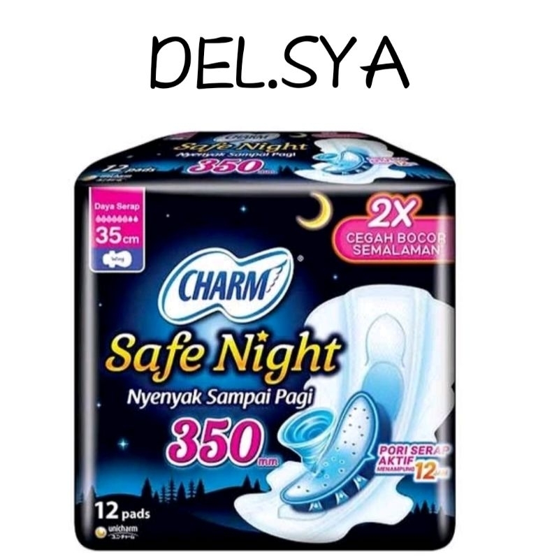 Charm Safe Night 350mm 12 pads