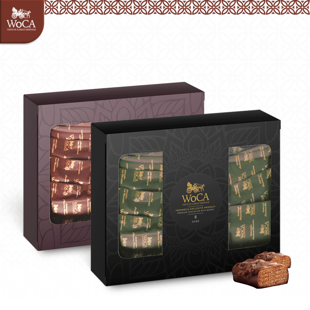 

WoCA Wafer Coklat Premium Bundling Dark & Milk Chocolate Set