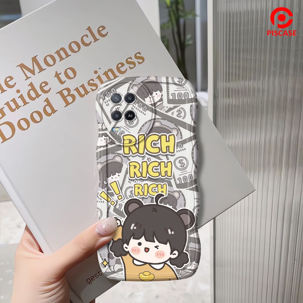 Softcase OPPO OPPO A54 GELOMBANG - Fashion Softcase - Casing OPPO A54 GELOMBANG - Softcase Pro Camer