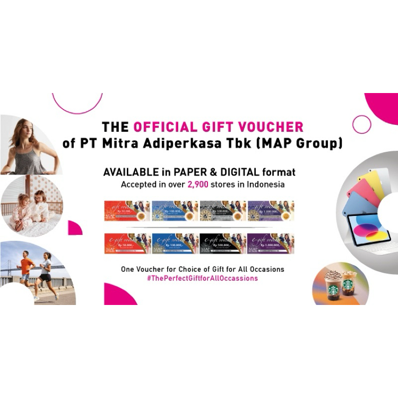 Voucher MAP 50.000 / 100.000 / 500.000 / 1.000.000