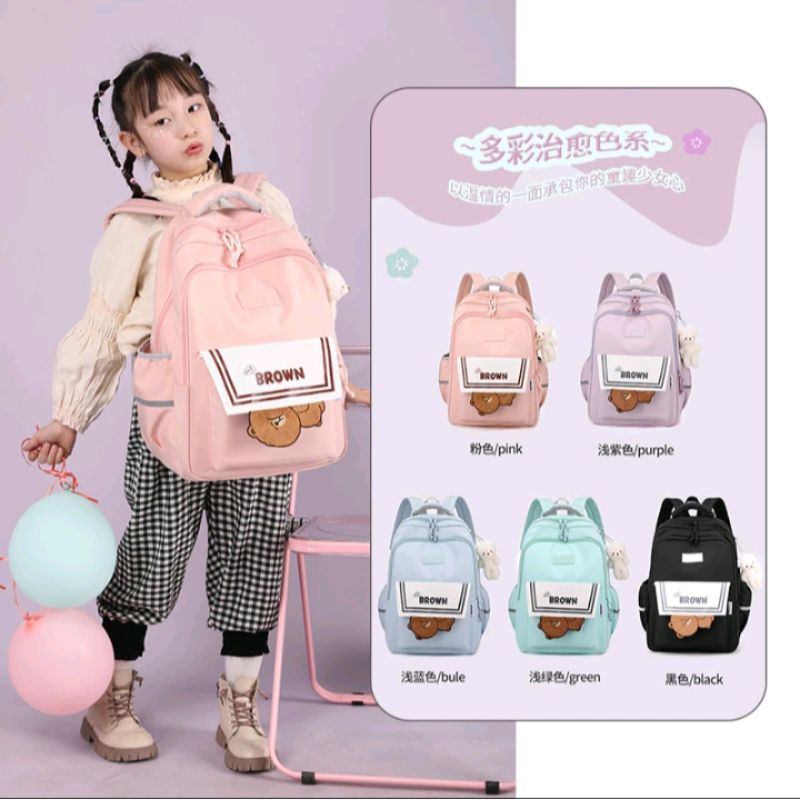 TAS RANSEL BERUANG IMPORT KOREA 100 % REALPICT