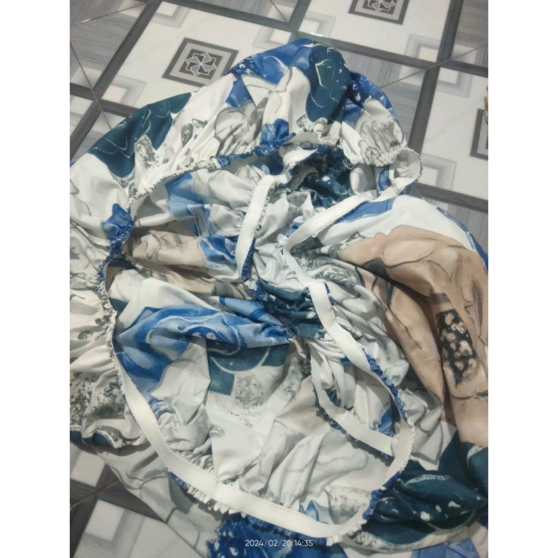 sprei full karet keliling ukuran 120×200×30