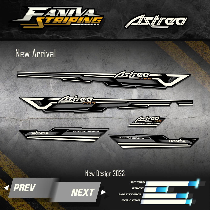STRIPING ASTREA GRAND / STRIPING ASTREA BULUS / STRIPING LEGENDA / STRIPING IMPRESSA