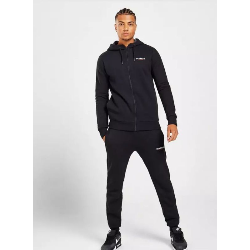 McKenzie Set Jaket Hoodie dan Jogger Original Pria - Navy