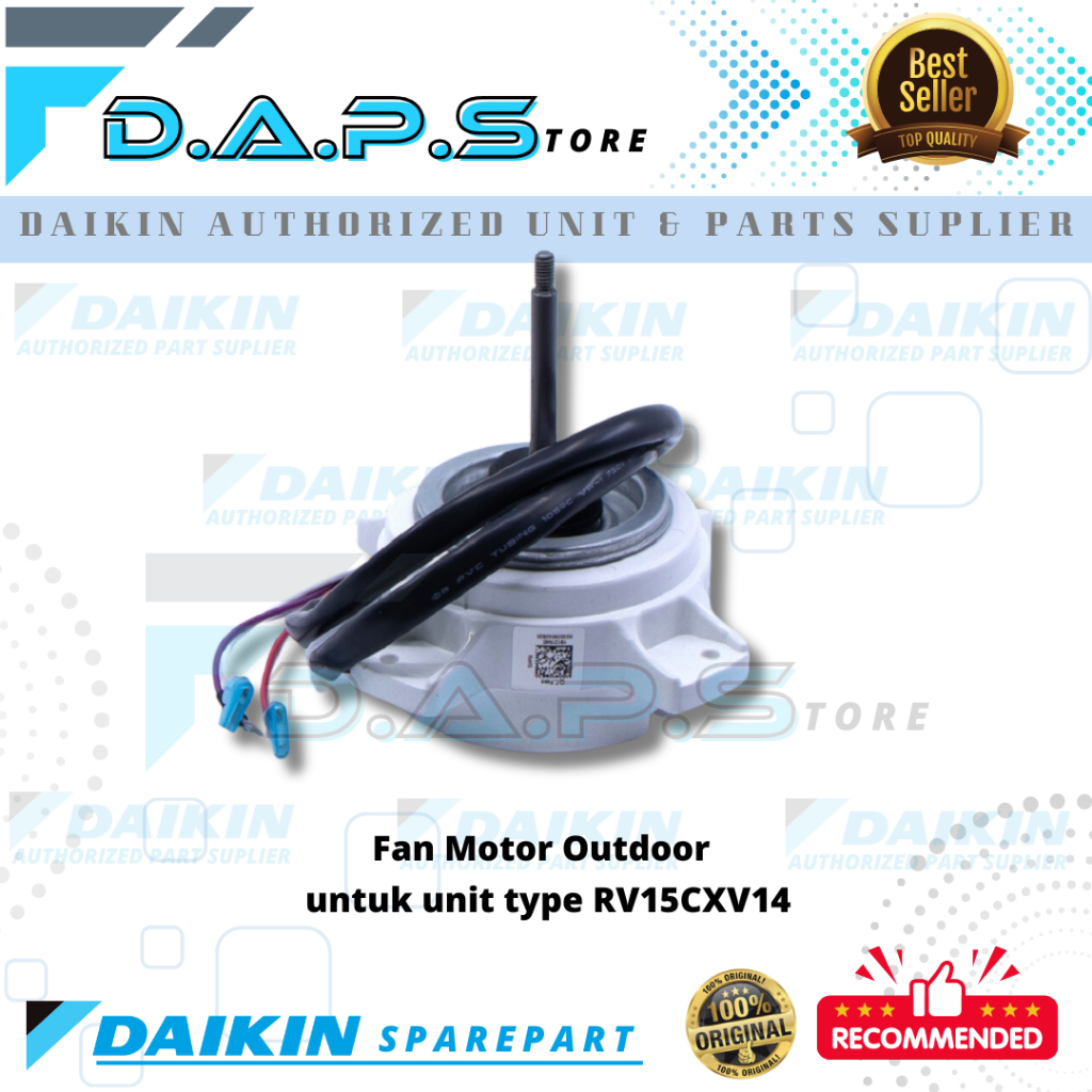 Motor Fan - Fan Motor Outdoor AC DAIKIN Malaysia 1/2 PK RV15CXV14