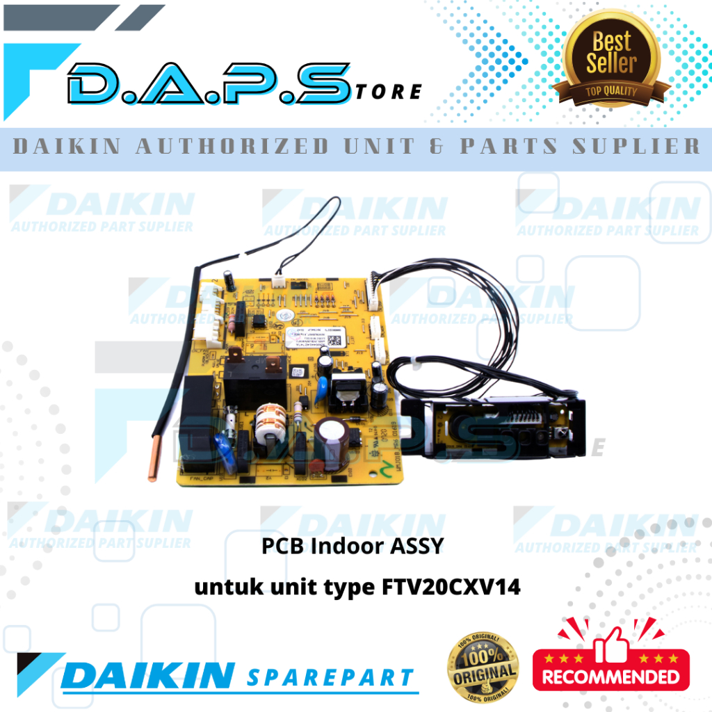 PCB Indoor - Modul Indoor AC DAIKIN Malaysia 3/4 PK FTV20CXV14