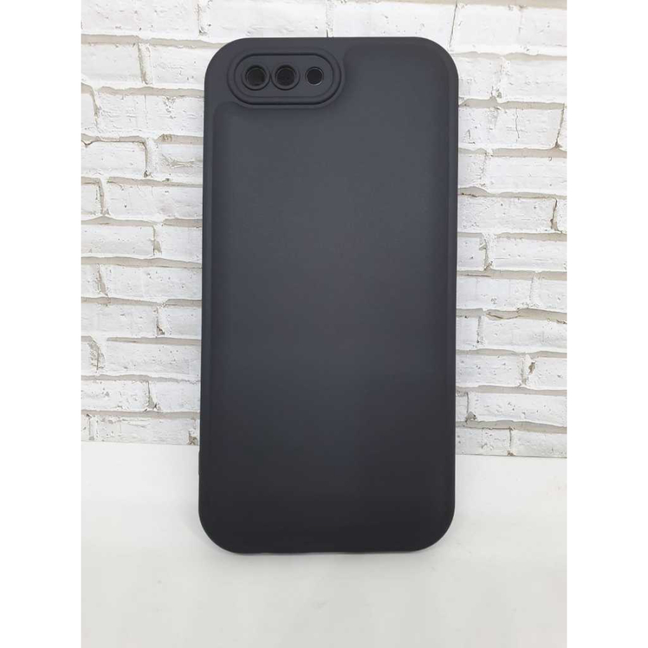 Case Airbag Macaron Hitam Oppo A3S {NUSA}