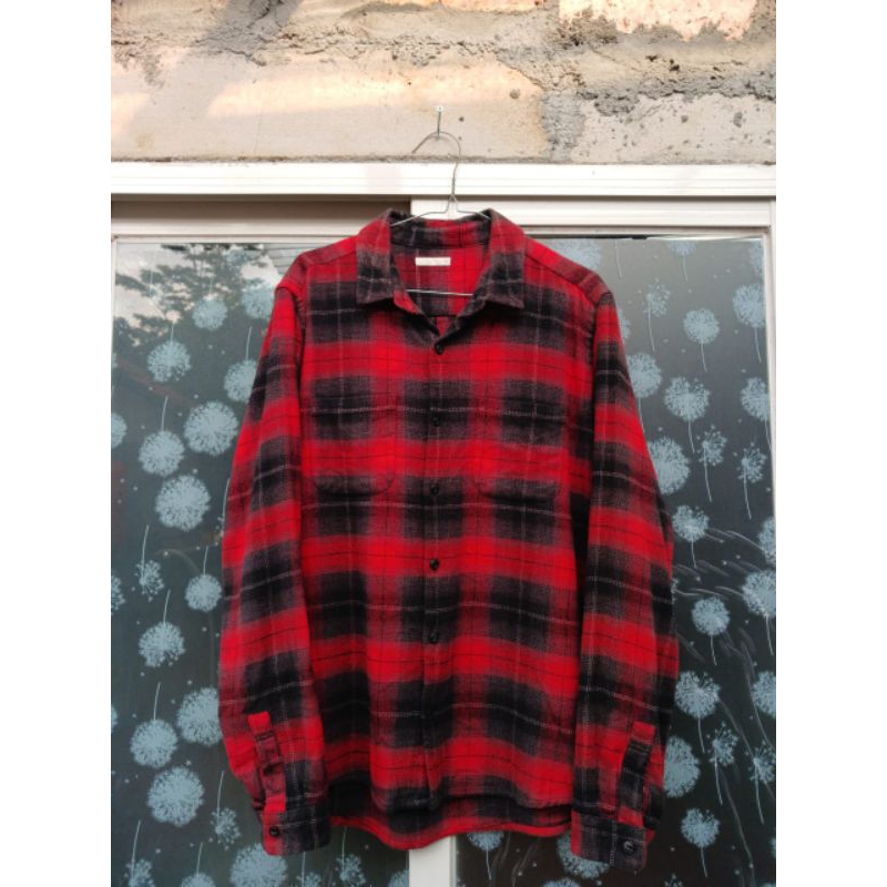 Flannel Veterano by GU Second good condition aslinya cakep (67x50)