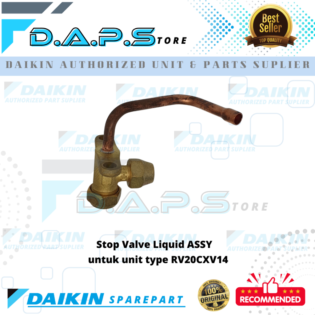 Kran - Keran - Stop Valve Liquid Assy AC DAIKIN Malaysia 3/4 PK RV20CXV14