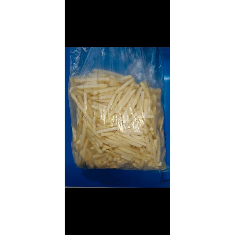 

Kentang Shoestring / French Fries Kemasan Polos 1 KG