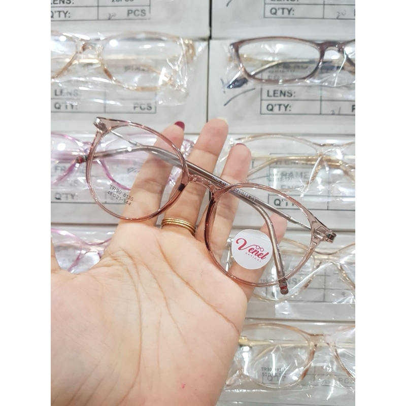 FRAME KACAMATA OVAL KEKINIAN MANIS BANGET KODE 8135 ANTI RADIASI