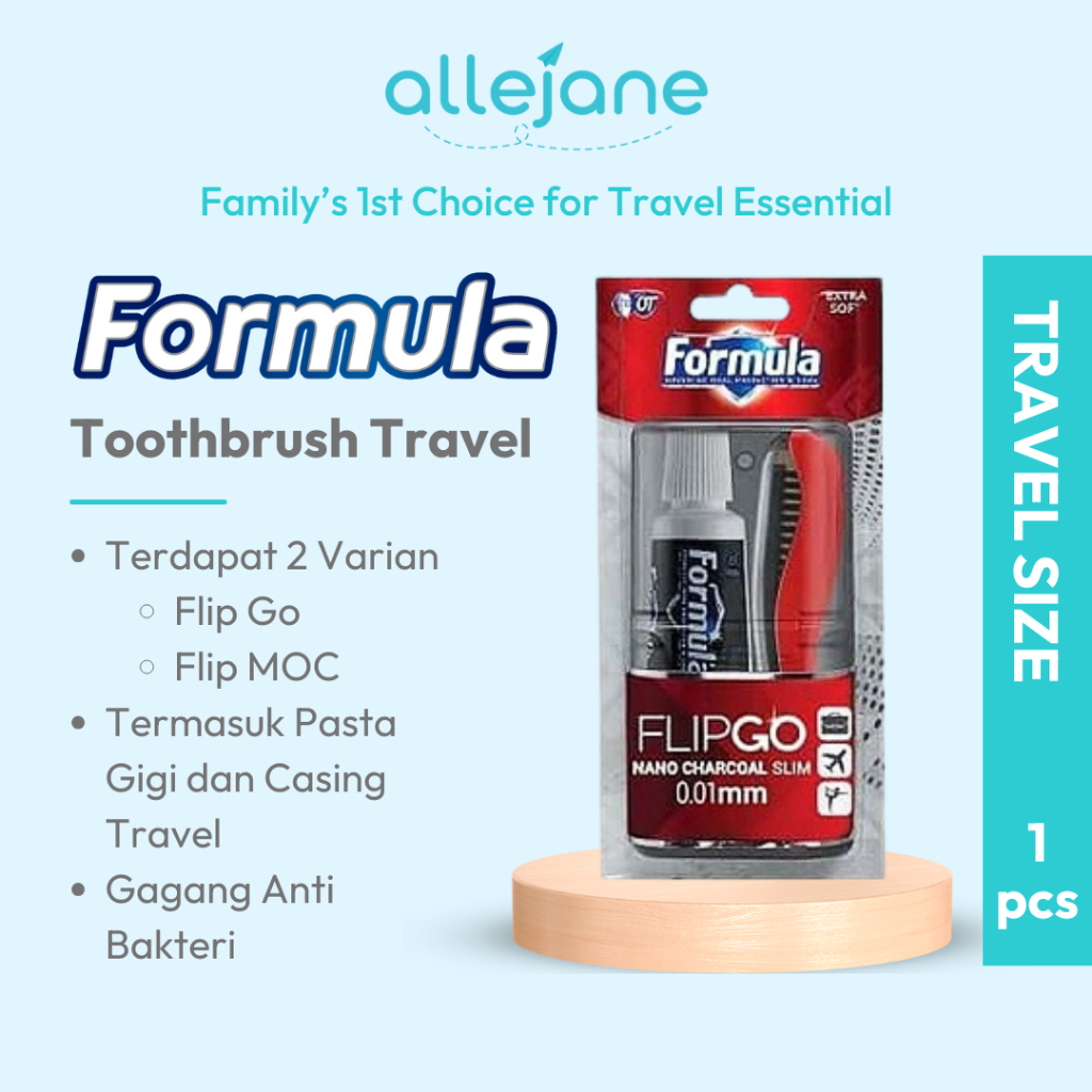 Formula Sikat Gigi & Pasta Gigi Flip Travel [All]
