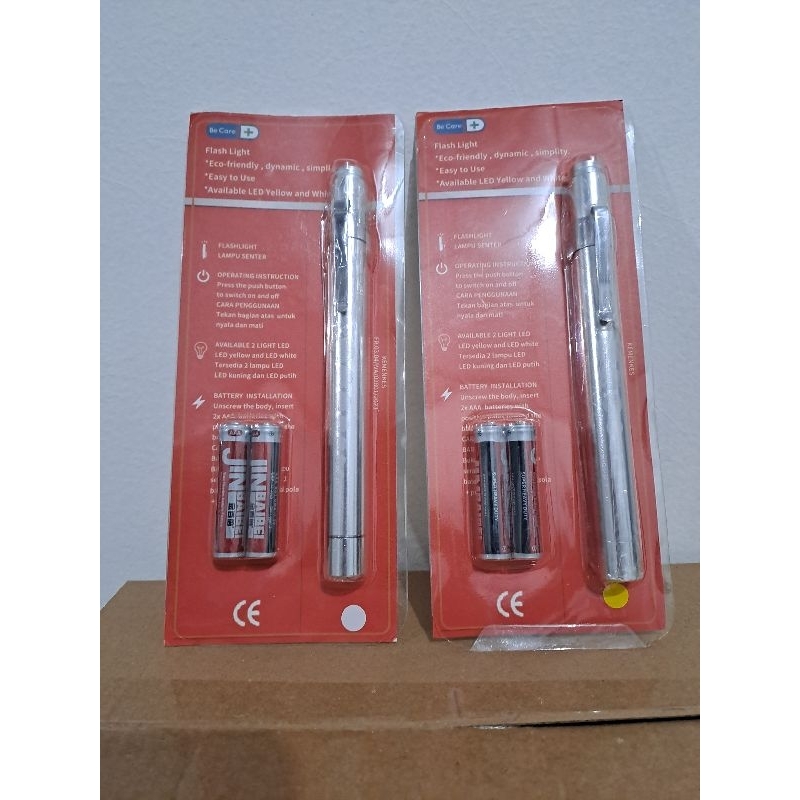 Penlight Be care lampu putih / penlight / Senter medis