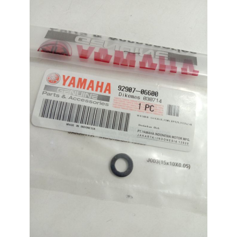 washer ring spakbor depan bagian belakang Vega R new 92907-06600 asli original Yamaha YGPJaminan ori
