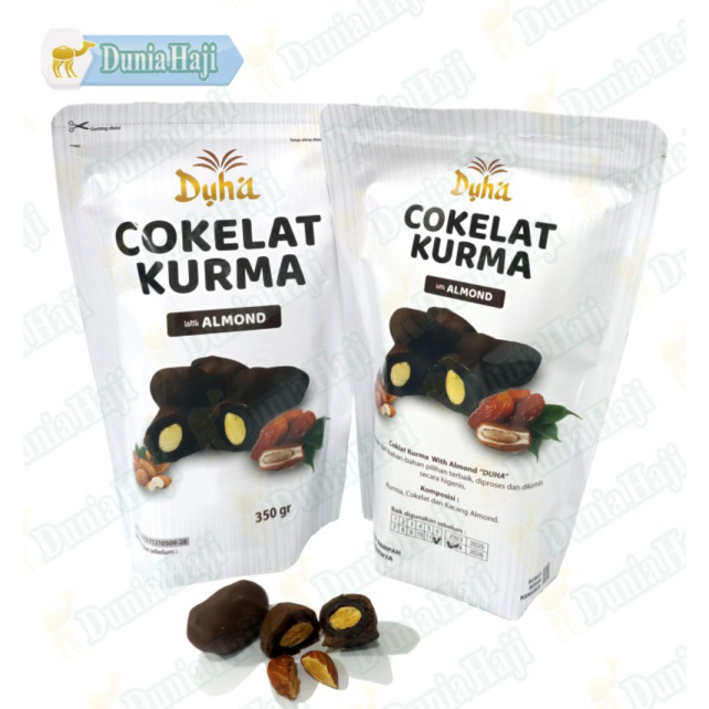 

Unik Cokelat Kurma 350gr Isi Almond Lapis Coklat Chocolate Dates With Almon Limited