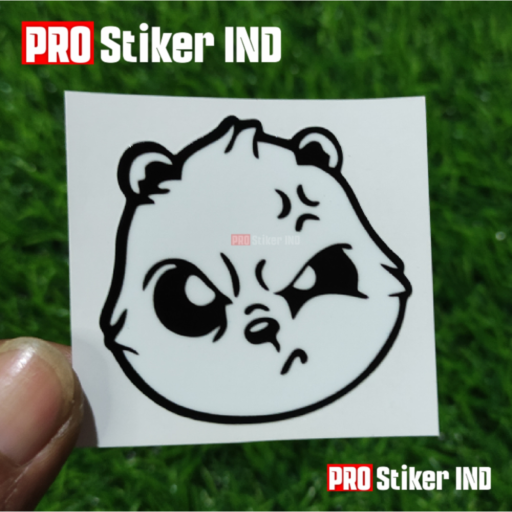 Stiker Panda Lucu Print Cut