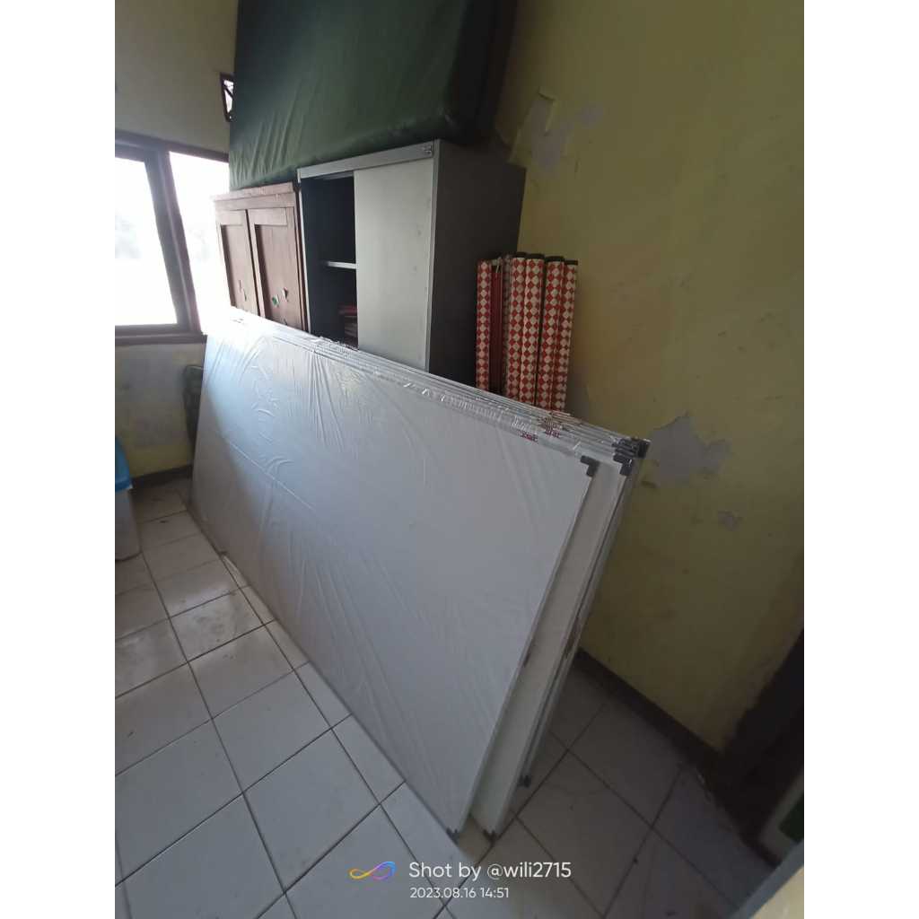 

white board untuk sekolah 120 x 240 gratis ongkir