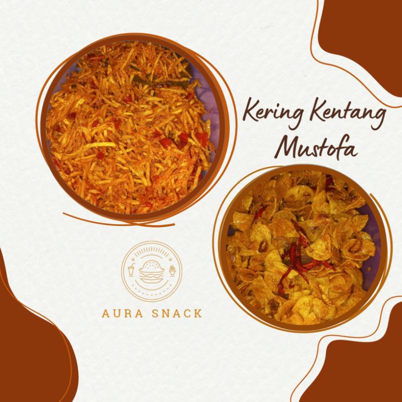 

Kripik kentang kering mustofa 250gr - 1kg