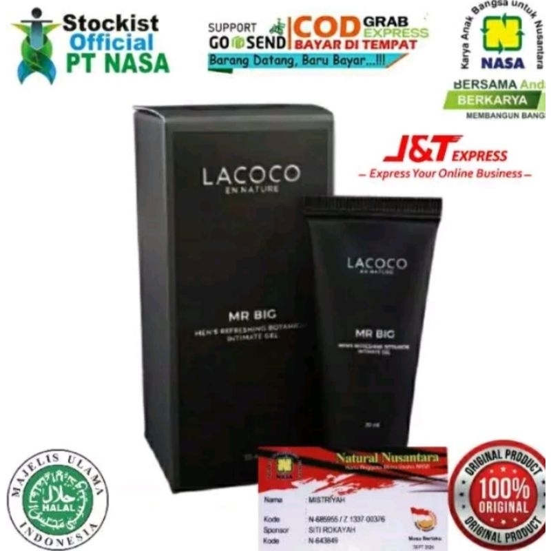 LACOCO MR BIG ORIGINAL NASA Obat original BPOM Asli Original Pembesar Penis Pria Kelamin Permanen
