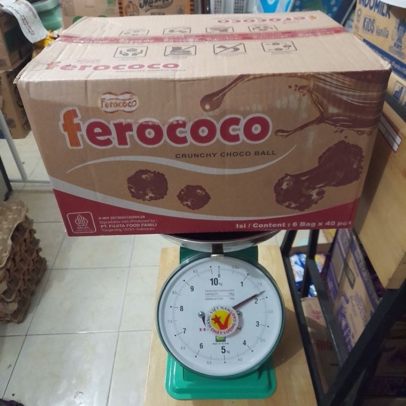 

SUMATRA - FEROCOCO CRUNCHY CHOCO BALL DUS ISI 6 PACK X 40PCS