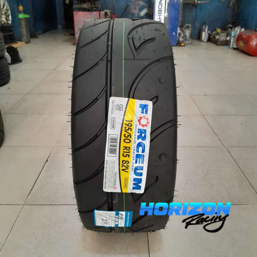 Ban mobil Semislik ring 15 ukuran 195/50 r15 merk Forceum Exp Sport