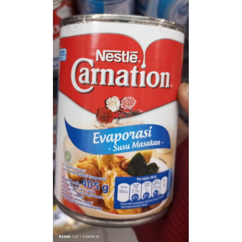 Carnation Evaporasi Susu Masakan