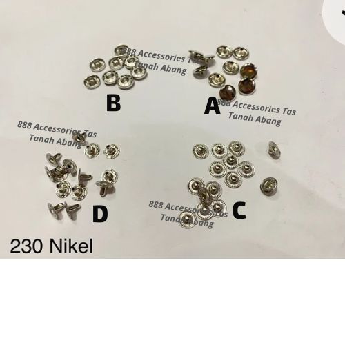 Kancing Jepret Besi / Snap Button Besi