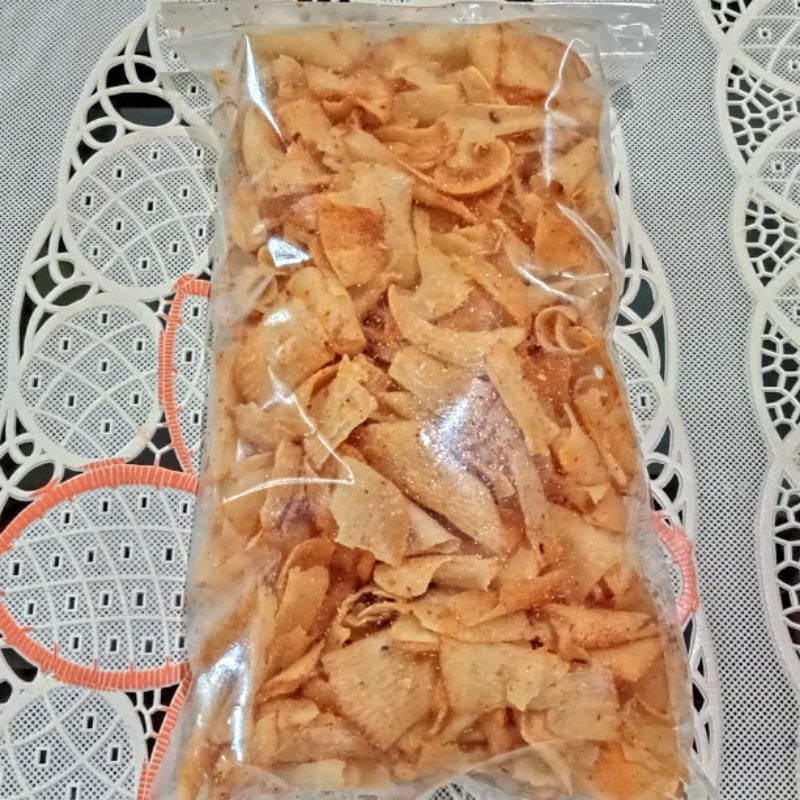 

SNACK BALAP KERIPIK SINGKONG BUMBU KERING RASA PEDAS GURIH