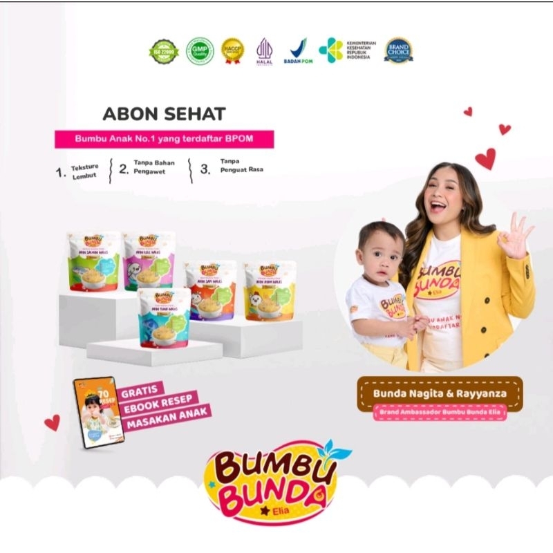 

Abon sehat bumbu bunda NON MSG abon ayam, abon sapi, abon lele, abon tuna