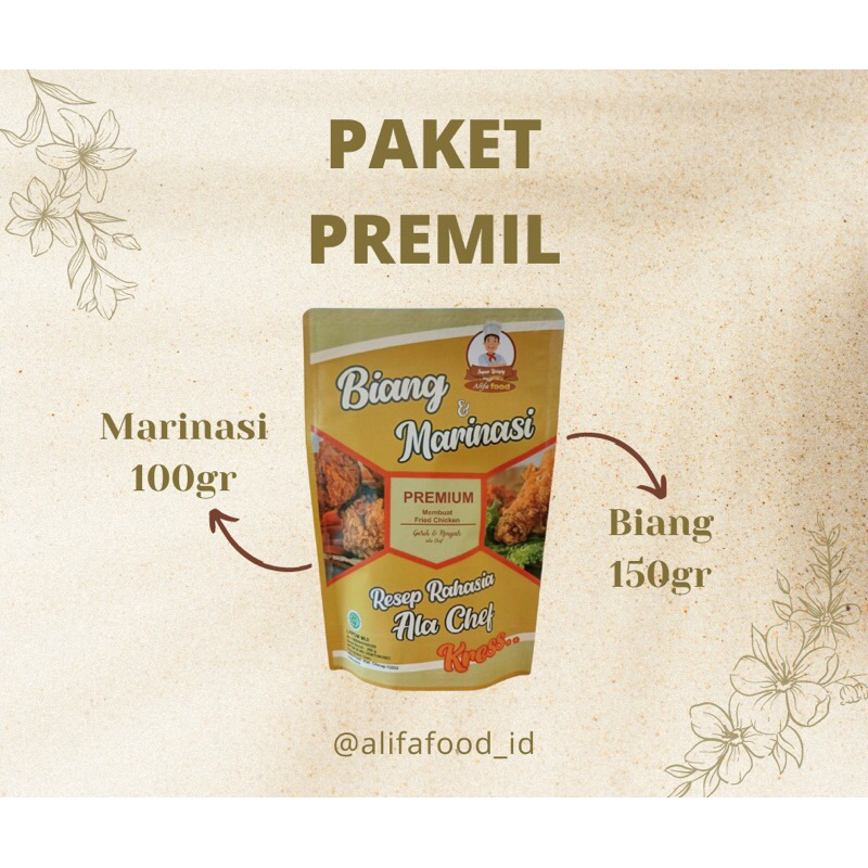 

Crispy_Sultan - Paket Premil by Alifa Food, Bumbu Biang dan Bumbu Marinasi, 150gr dan 100gr