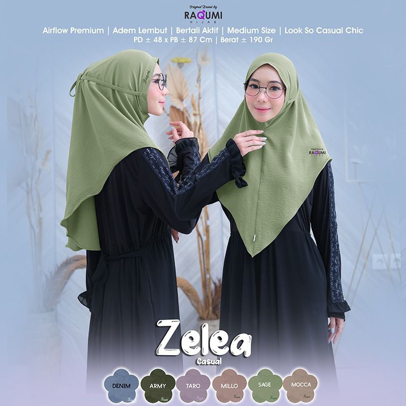 Zelea daily hijab crincle original raqumi // hijab crincle original raqumi // hijab crincle // bergo