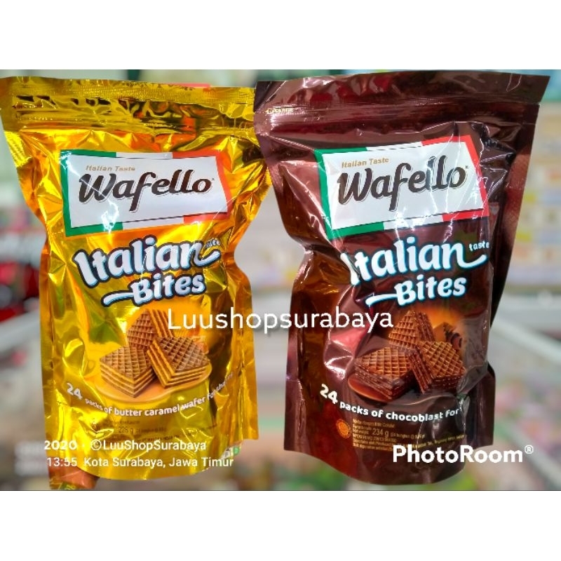 

Wafello Italian Bites Wafer Share it Pouch 234gr