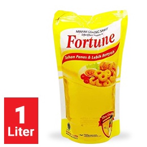 

Jual MINYAK GORENG FORTUNE 1 LITER W41