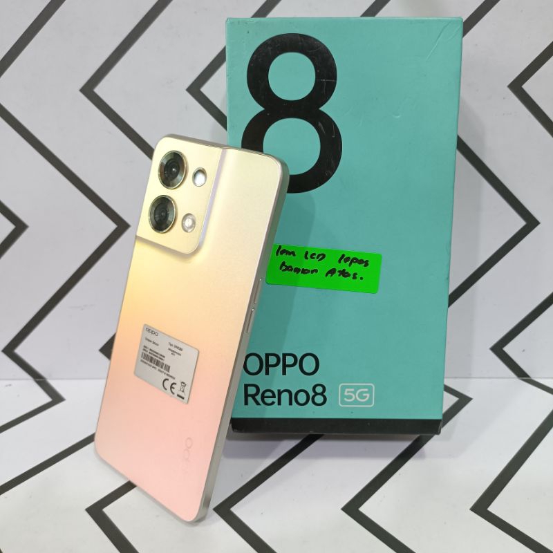 Oppo Reno 8 5G 8/256GB Hp Second Seken - Langsung Cek Deskripsi