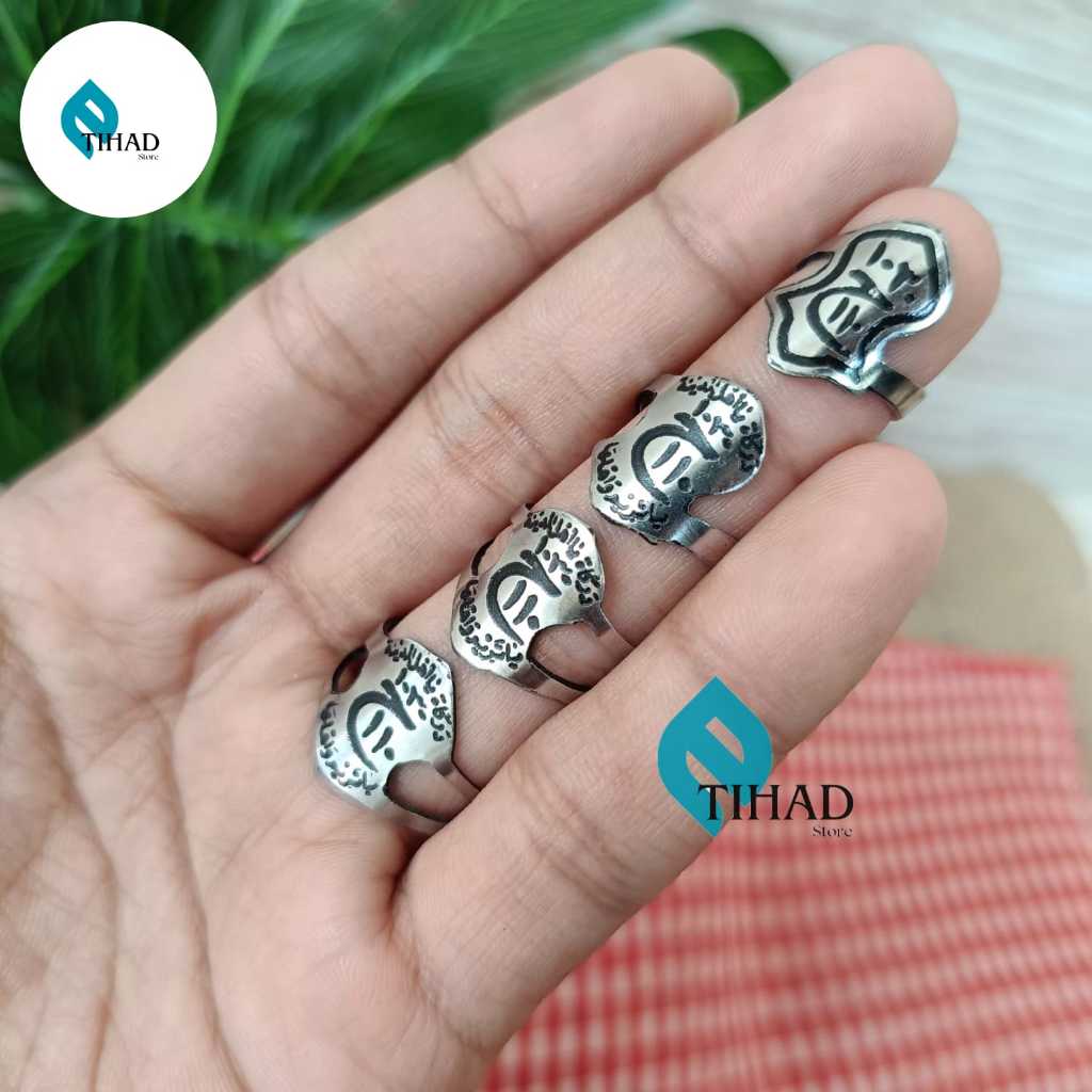Cincin Terompah Monel / Cincin Islamic / Cincin Nabi