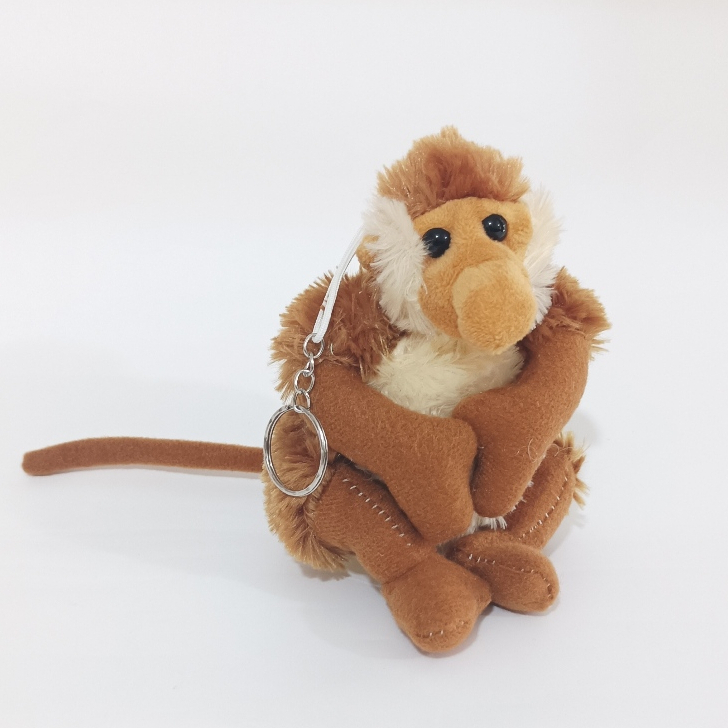 Gantungan Kunci Boneka Bekantan - Khas Kalimantan Selatan