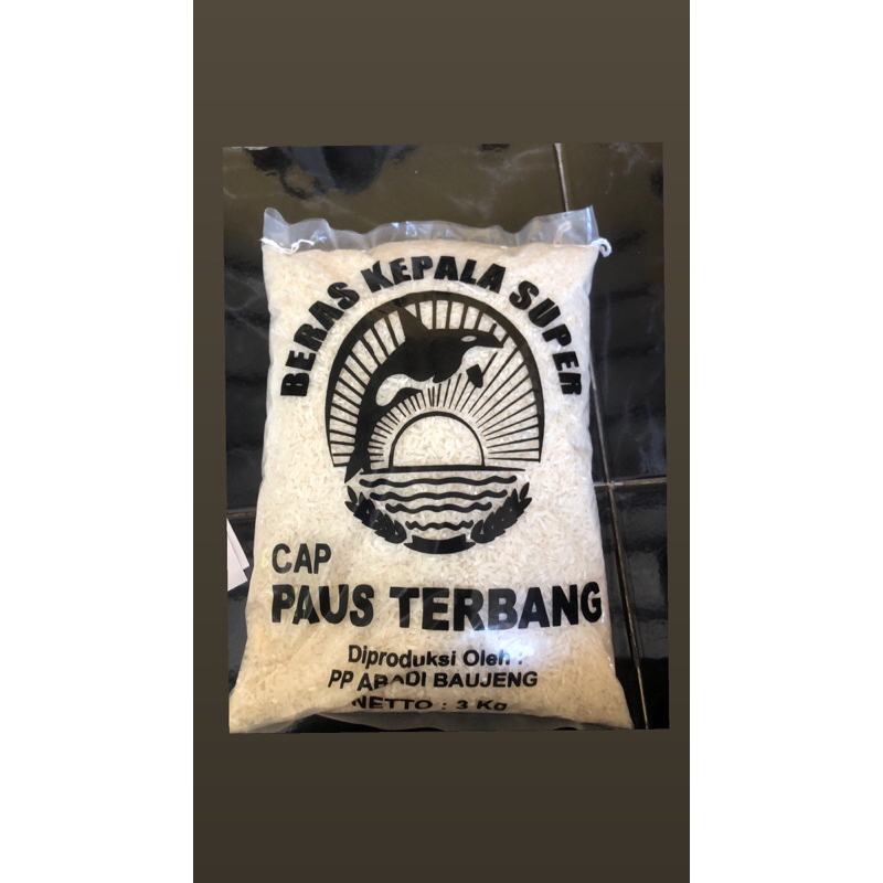 

Beras cap paus terbang 1 Kg