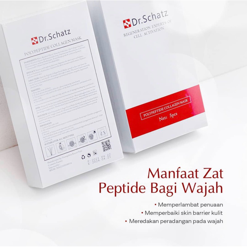Dr Schatz Polypeptide Collagen mask (5 sheet )