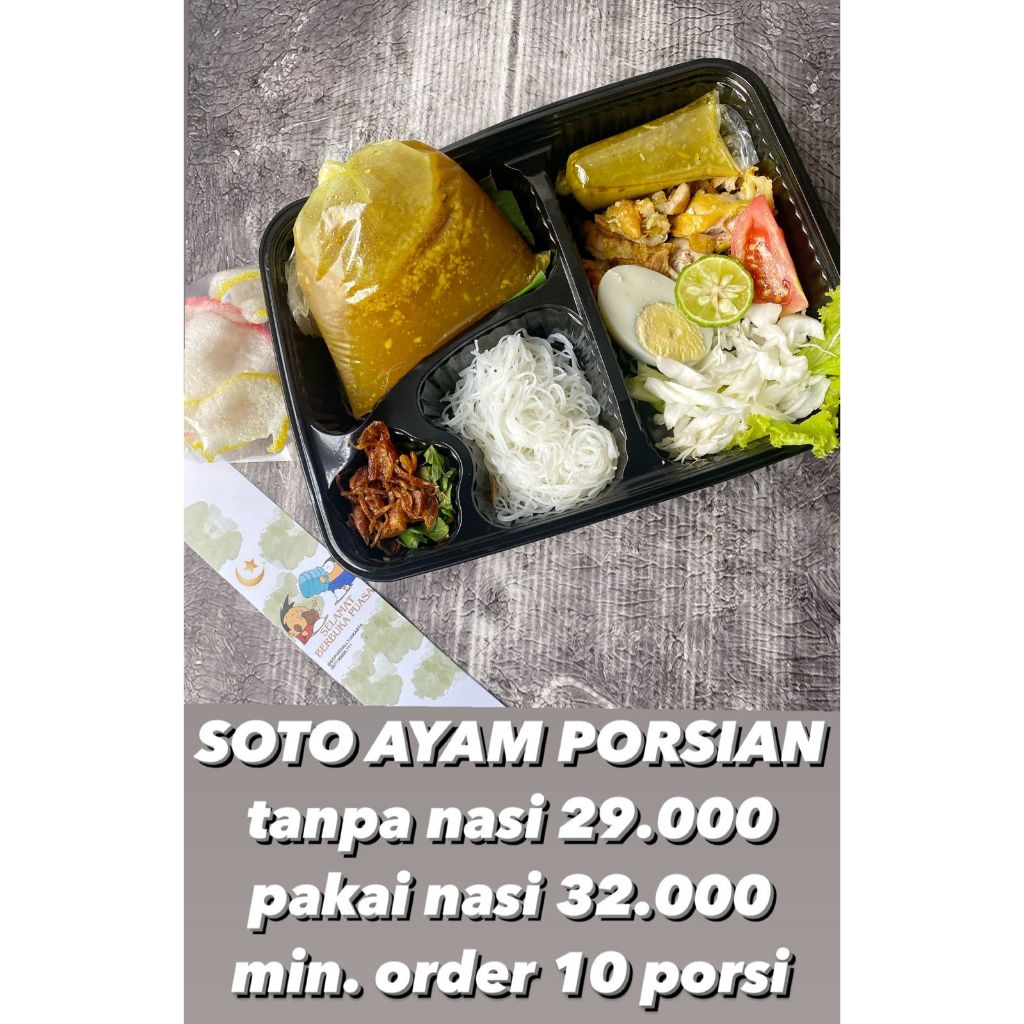 

Soto Ayam Porsian - Home made - Ready Setiap Hari