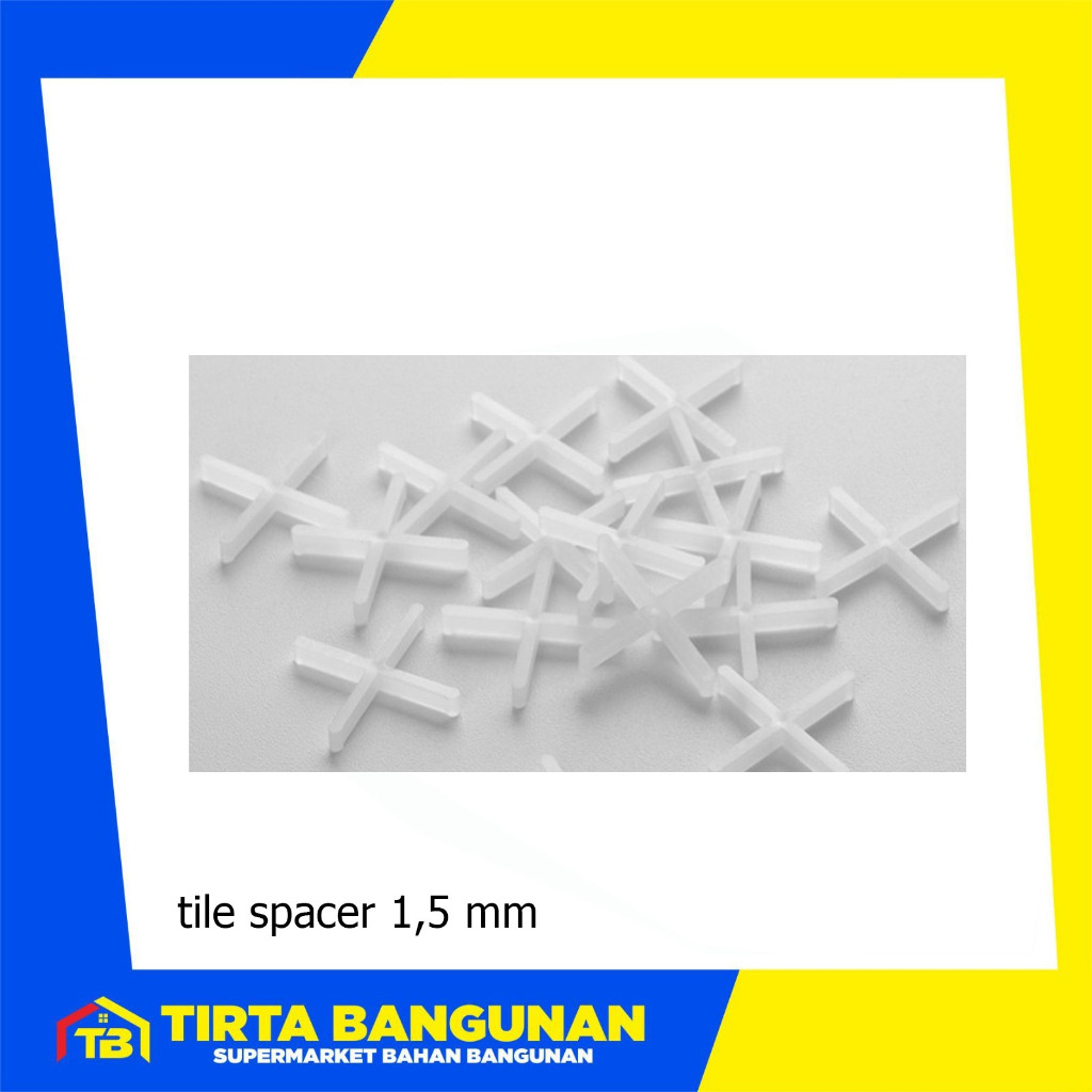 Tile Spacer Alat Jarak Pemasangan Keramik, Granite Tile 1.5 mm