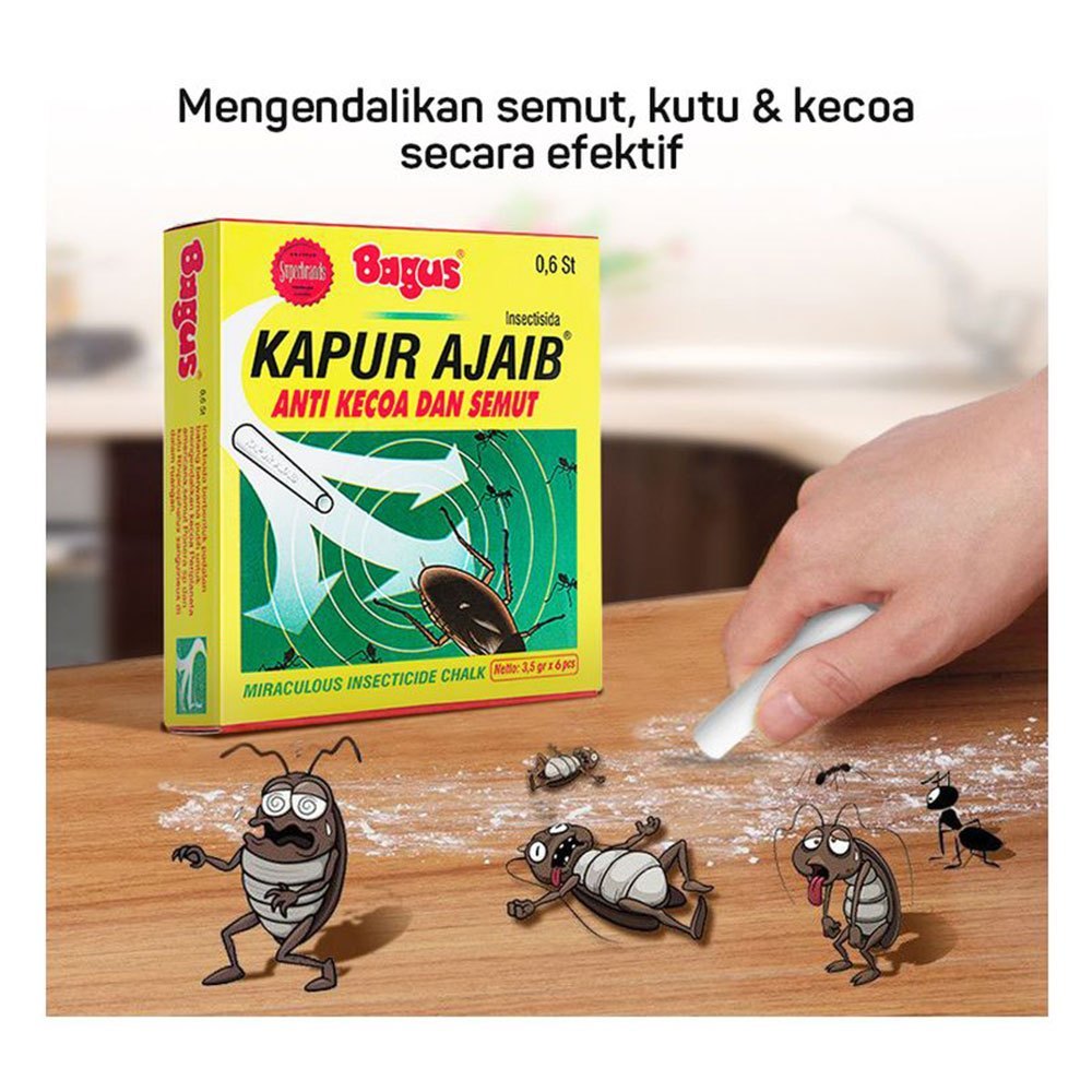 ORI ASLI 2 Batang Kapur Ajaib Kapur Bagus Kapur Pengusir Semut dan Kecoa
