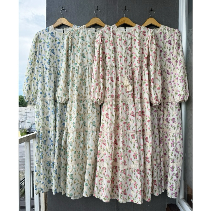 paige dress, lafreya dress, gamis putih, white maxi, dress katun bordir, gamis eyelet, gamis import 